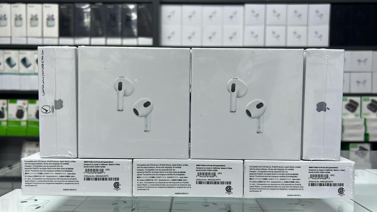Безпроводные наушники  AirPods 3 поколения Premium копия