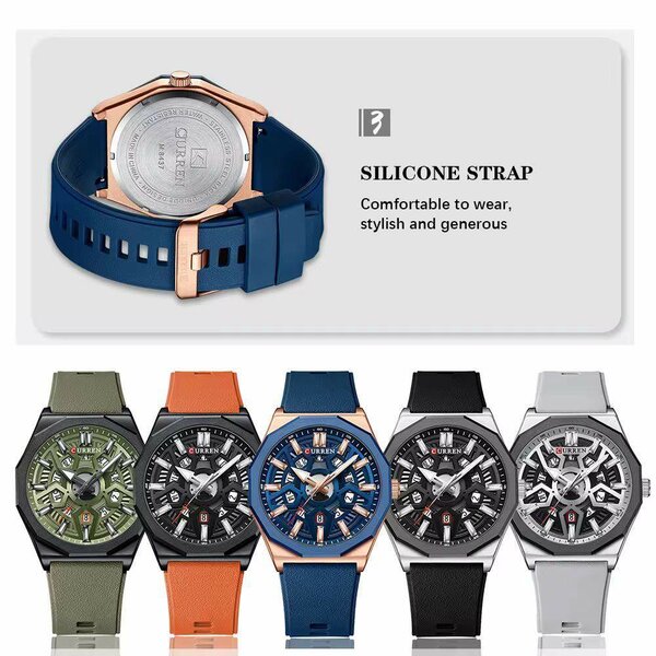 Montre Homme Curren Silicone
