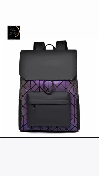 Sac à dos holographique tendance