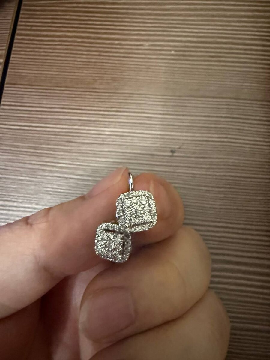 Белое золото с бриллиантами