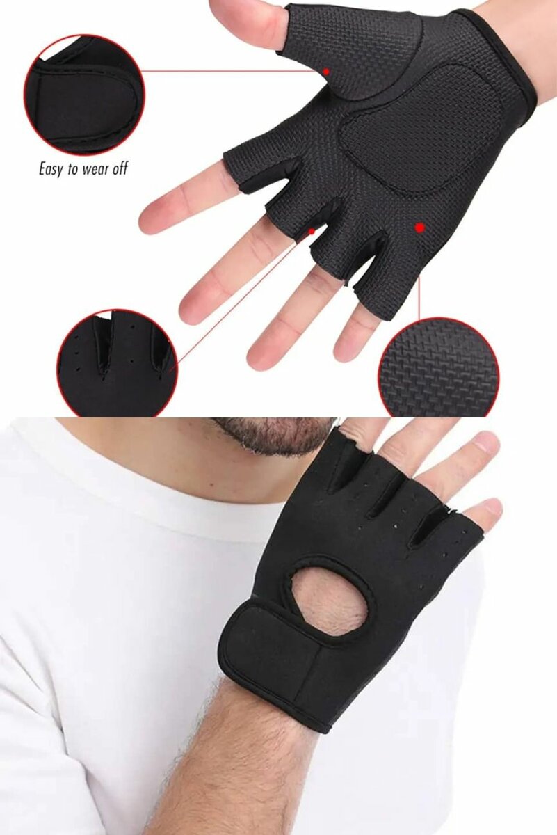 Gym Gloves Firm Grip