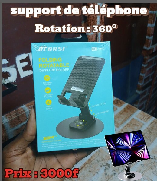 support de téléphone Rotation: 360° RECRSI