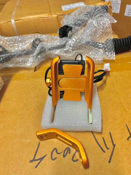 Support de Téléphone Moto en Aluminium