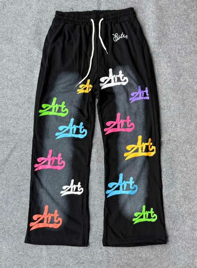 Pantalon large streetwear coloré