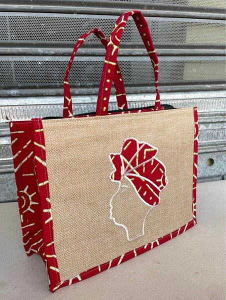 Sac Tote en Jute Artisanal