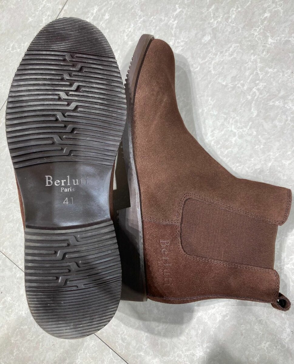 BERLUTI SUEDE BOOTS