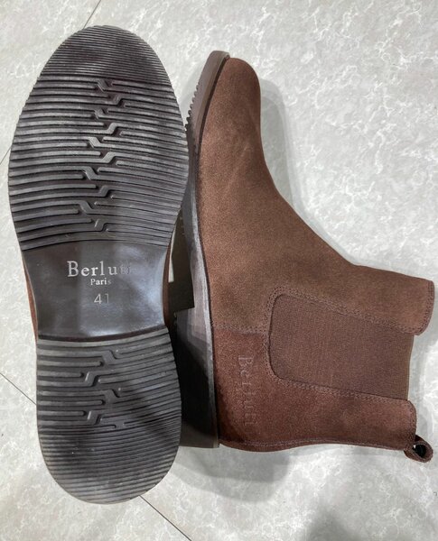 BERLUTI SUEDE BOOTS