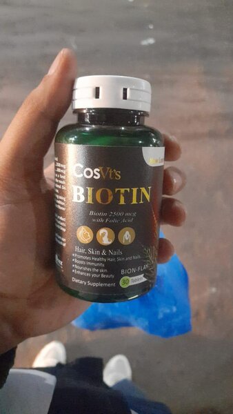 CosVt,s BIOTIN 2500mcg Dietary Supplement