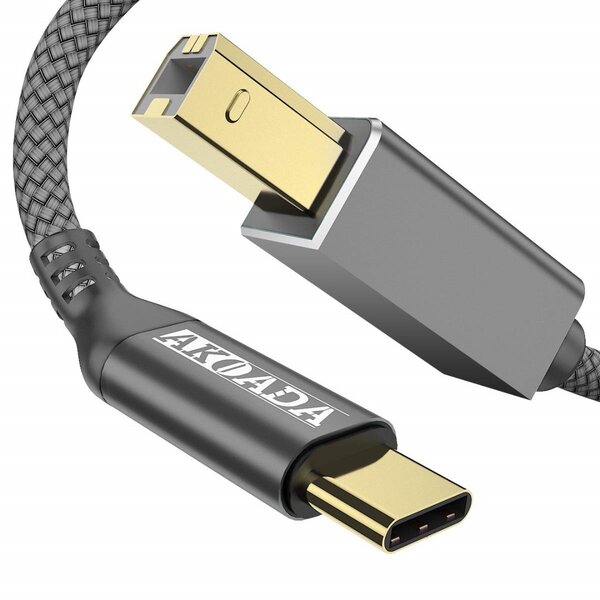 USB C to Printer Cable 2 meters