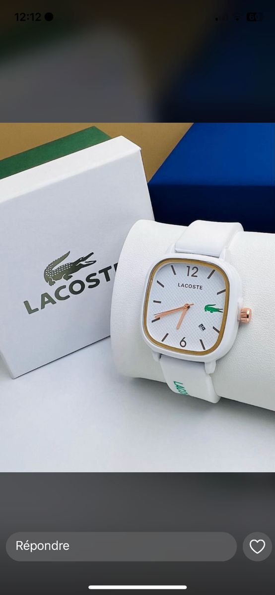 Montre unisexe Lacoste élégante
