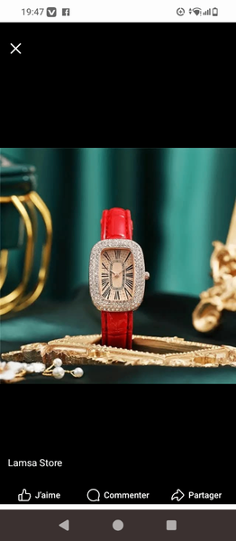 Montre Élégante Femme Quartz