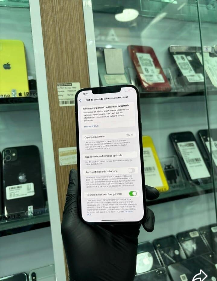 iPhone avec Batterie Optimisée