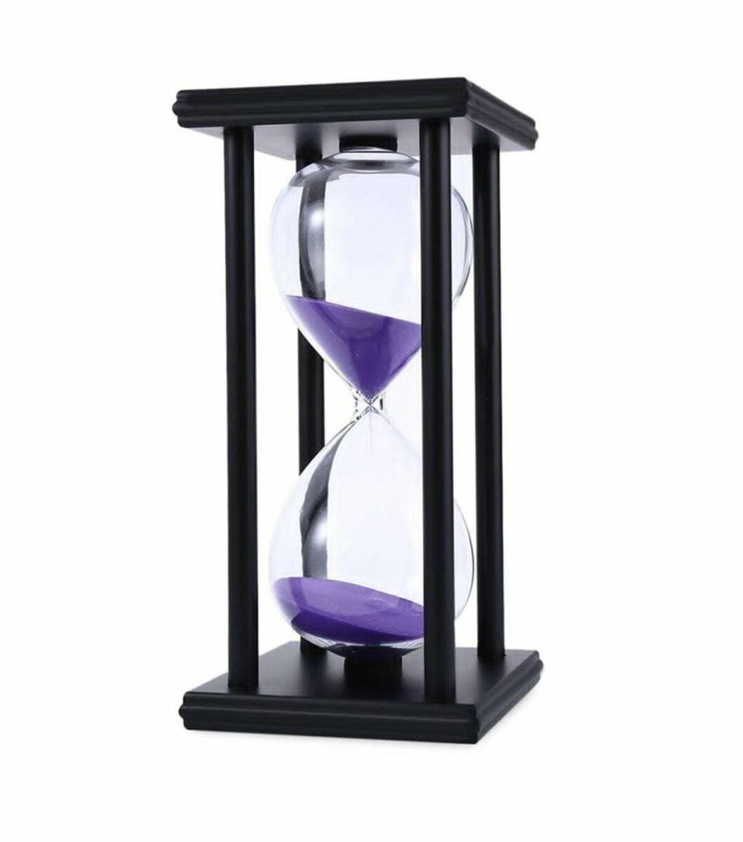 60 Minutes Wooden Hourglass Sand Clock Sandglass