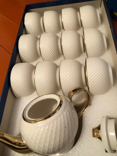 Чайный сервиз 12пиалок 1чайник