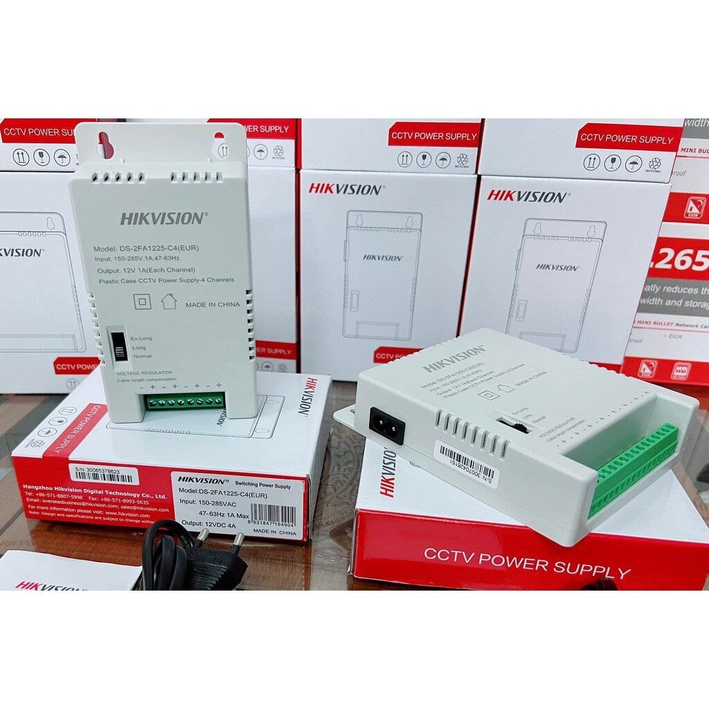 Hikvision (DS-2FA1225-C4 D4) 4 Channel Power Supply