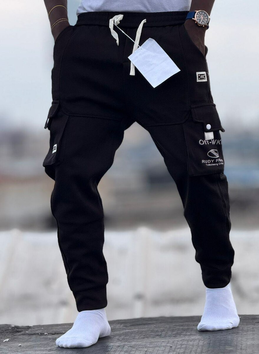 Pantalons cargo tendance homme