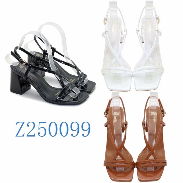 Talons élégant à bas carré