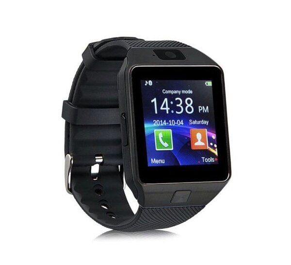 Phone Watch DZ09 Black uses sim card and memory card