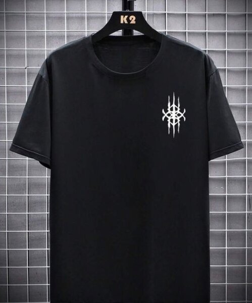 T-shirt noir design graphique