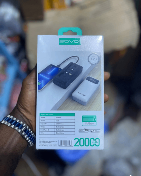 Power Bank 20000mAh SOVO