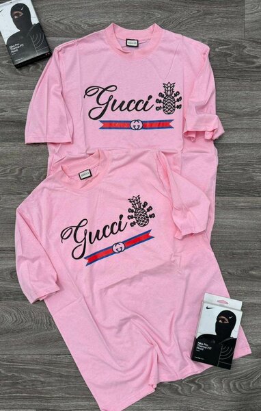 T-shirts roses tendance Gucci