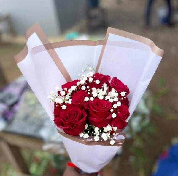 Bouquet de roses rouges