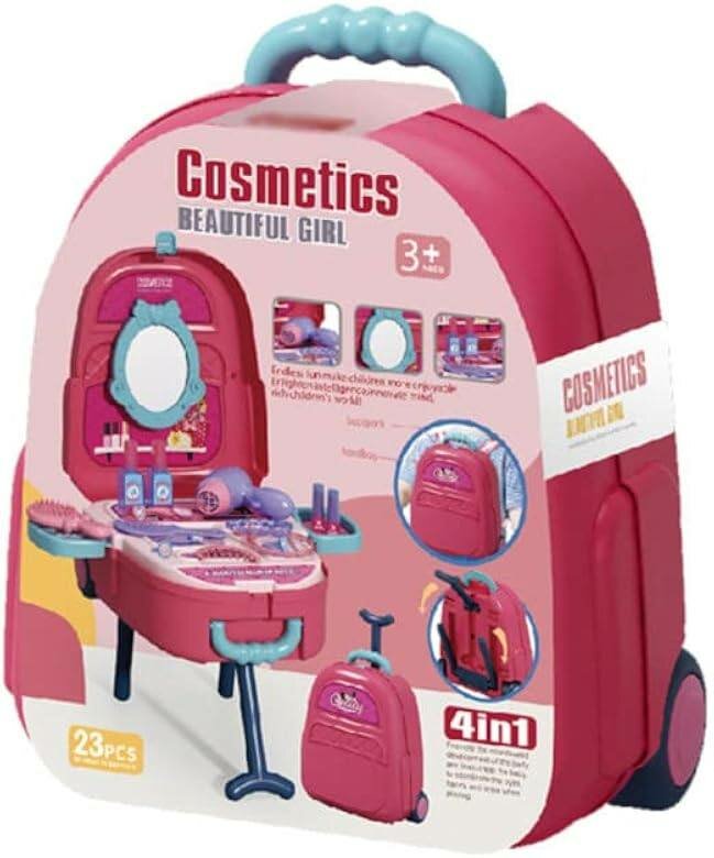 Trousse de maquillage cosmétiques 4 en 1 pour enfants