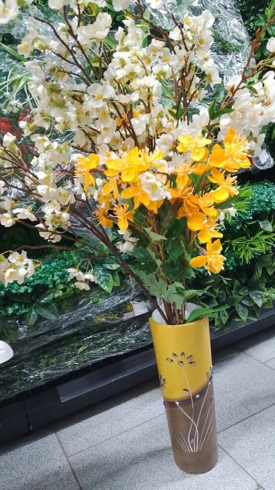 10 TIGES Fleurs Artificielles