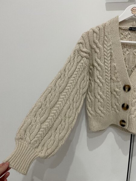 Кардиган укороченная модель