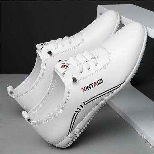 Chaussures Blanches à Semelle Souple, Antidérapantes, Bonnet