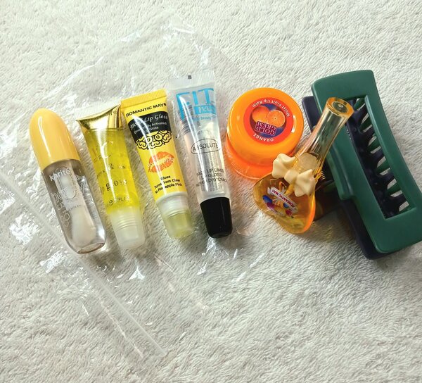 Lip care pack and claw clip