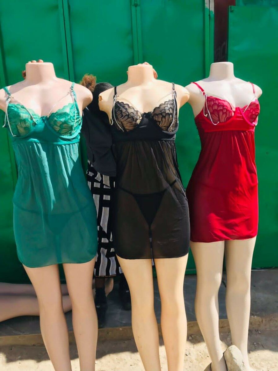 Lingerie dress Comes with a string pant.