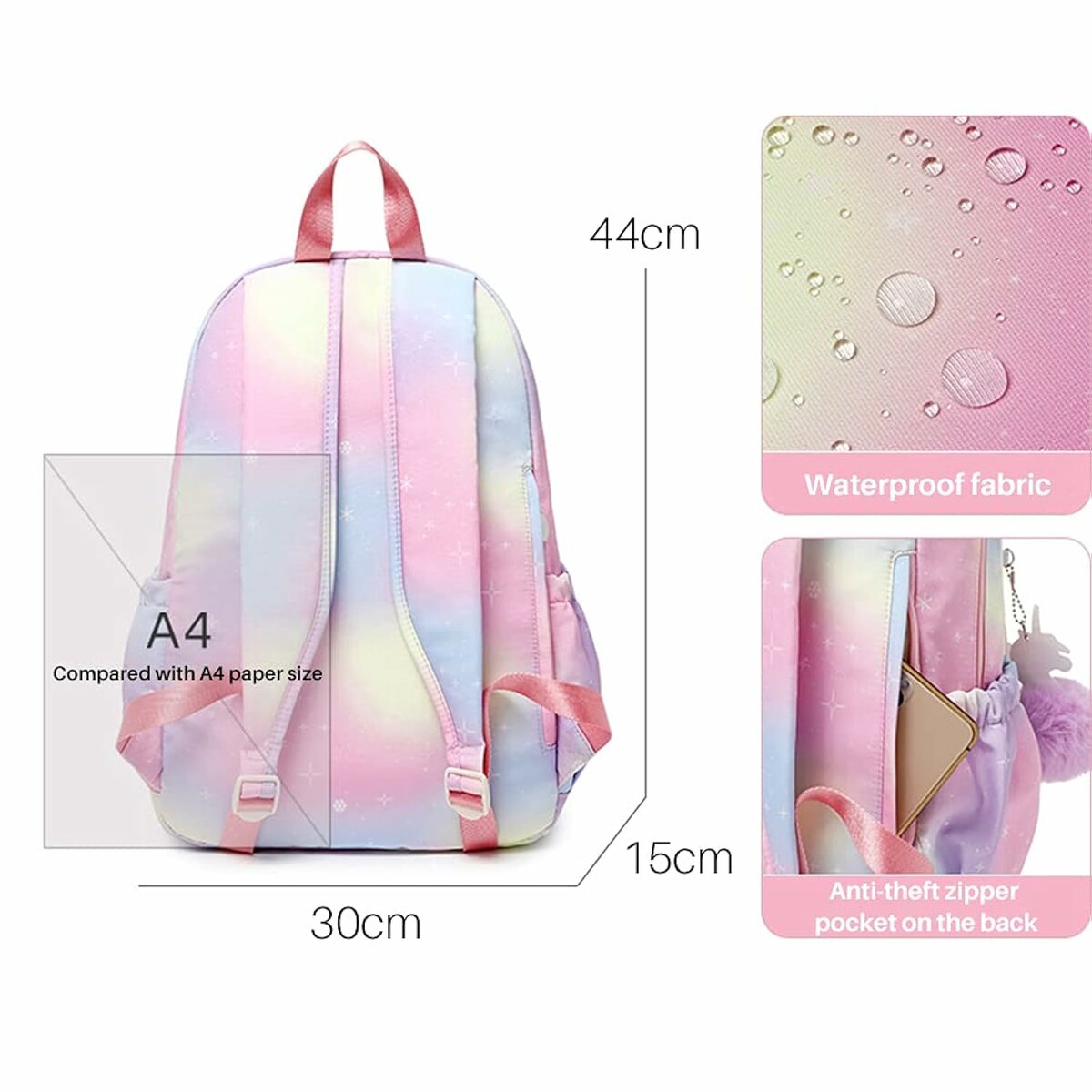 Sac à dos étudiant imperméable