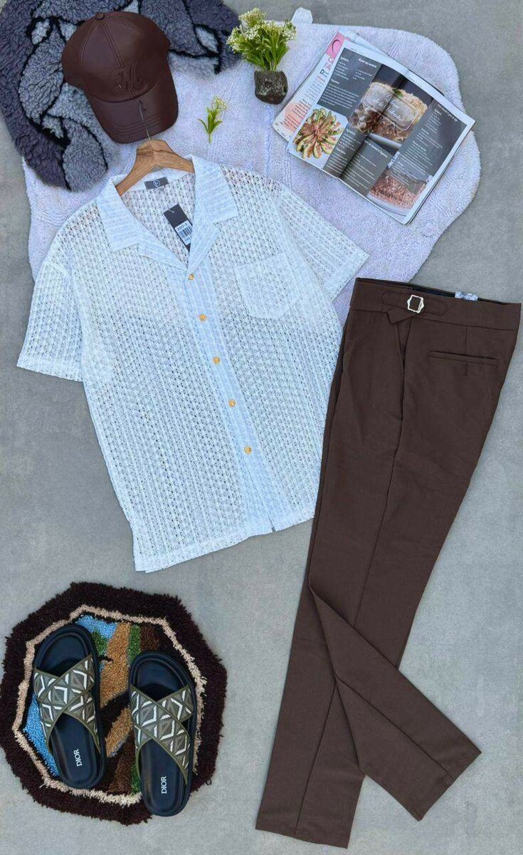 Chemise en lin pour hommes