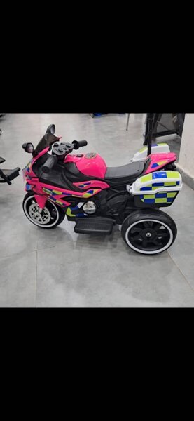 Moto électrique enfant rose