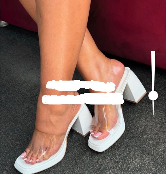 Mules compensées transparent