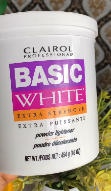 Clairol professional basic white extra strength powder lightener