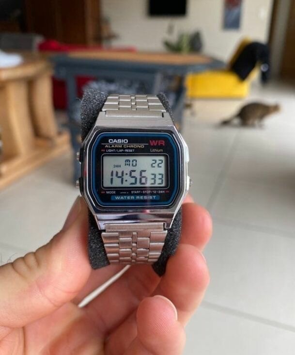 Montre Casio Vintage Argentée