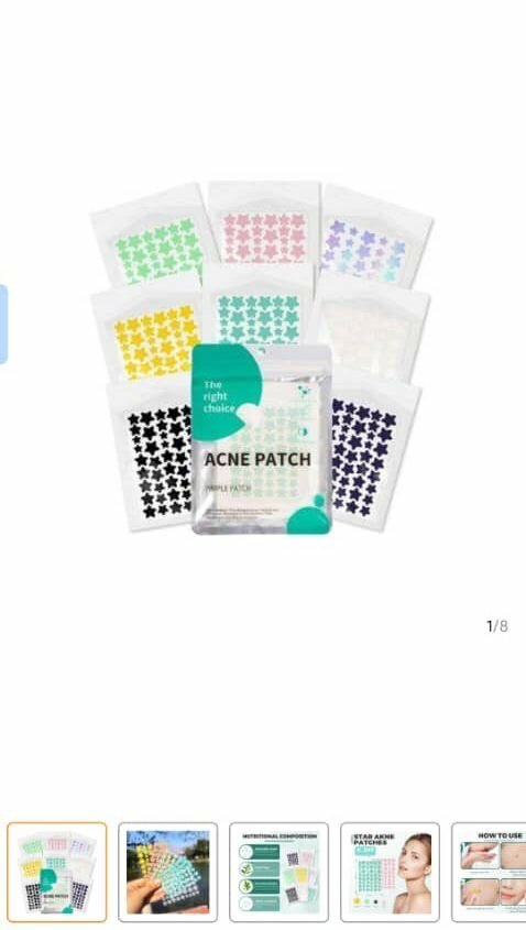 Patchs anti-acné étoilés