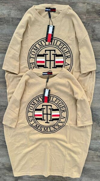 Robe oversize en coton