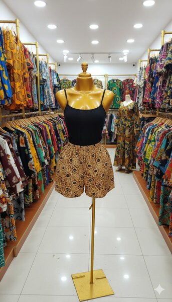 Ensemble en wax africain chic