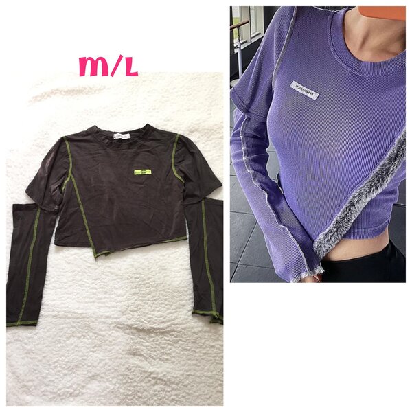 Salaula crop tops and tops