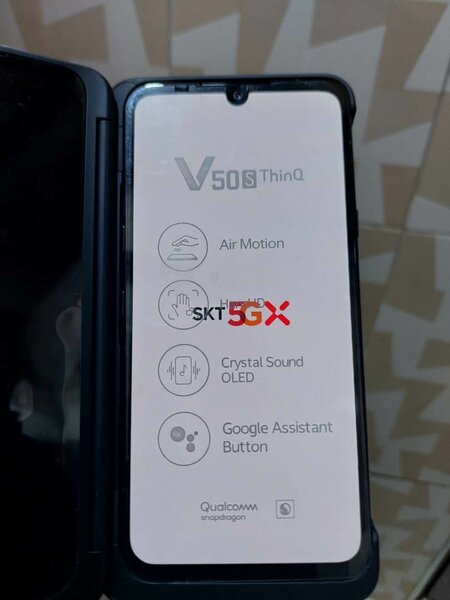 LG V50s 5G ThinQ dual screen 256gb/8gb ram dual screen 12 mo