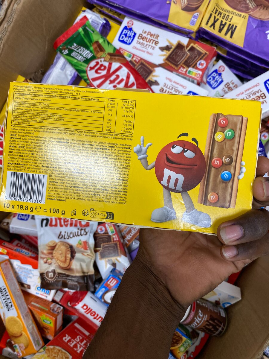 Biscuits M&M's Chocolat