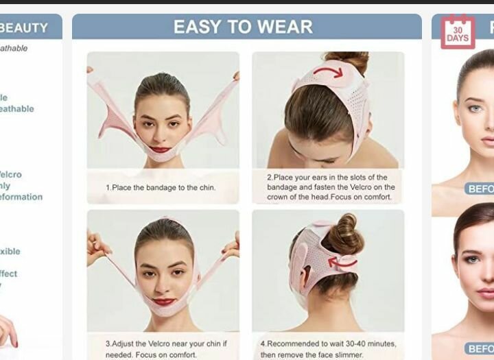 Ceinture amincisseur du visage