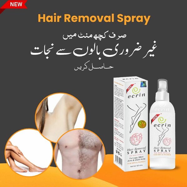 Ecrin Hair Removal Spray For Men And Women hair removal