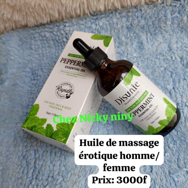 Huile de massage erotique