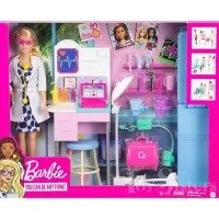 2021Barbie Medical Doctor Doll and Playset (GWV01)