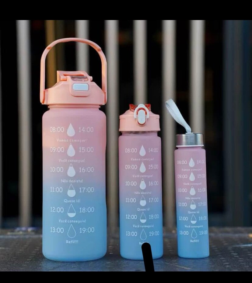 Bouteille d'eau graduée étanche