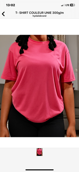 T-shirt confortable100%coton